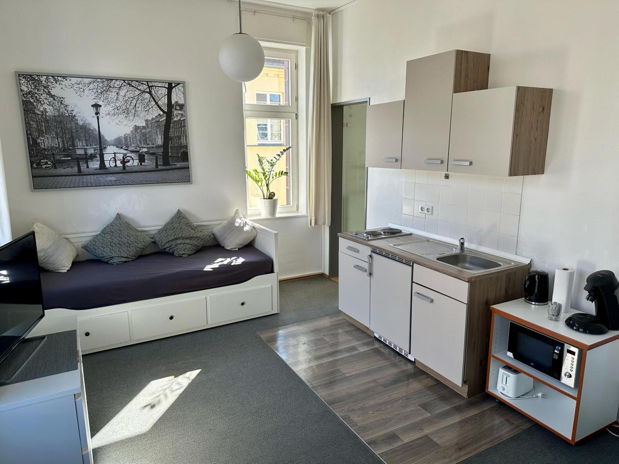 Ferienwohnungen Und Apartmenthaus Halle Saale - Villa Mathilda Exterior foto